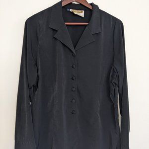 Black button-down Tilley shirt